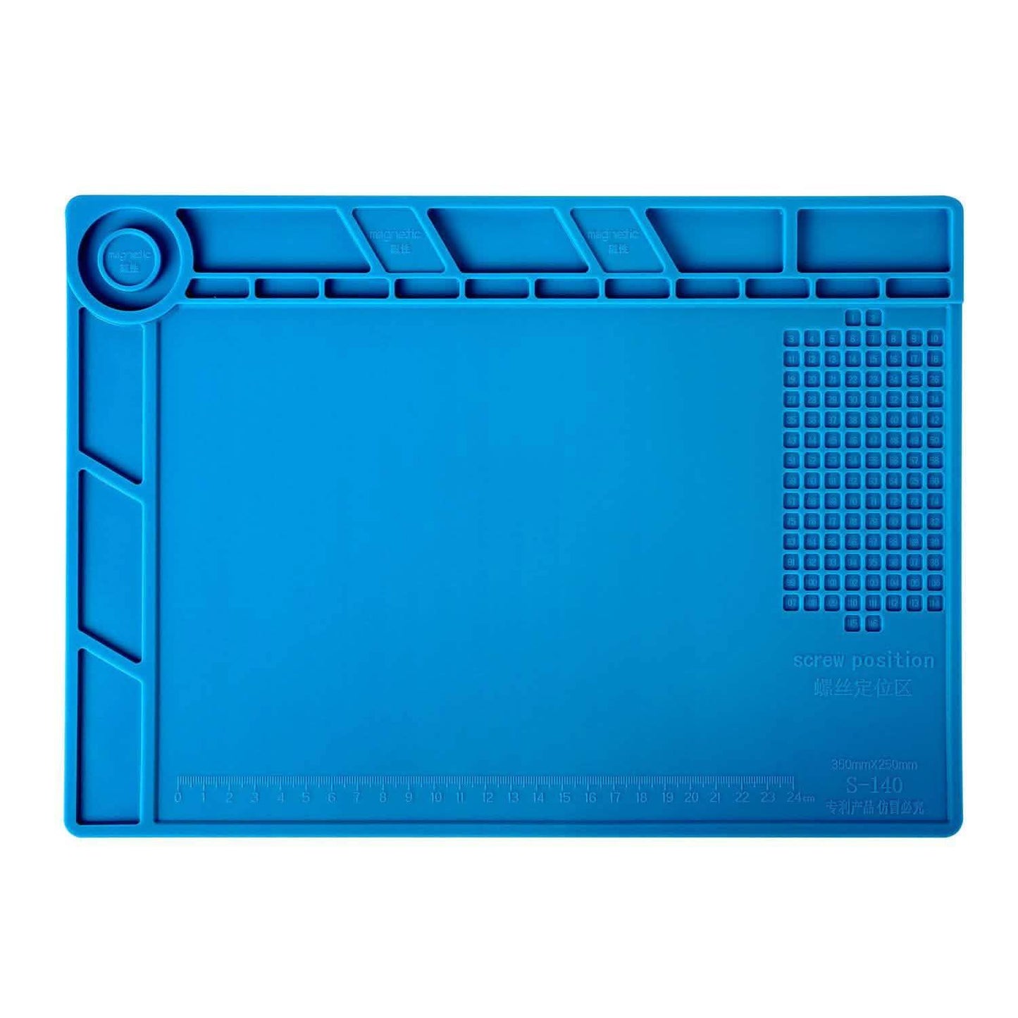 13.8" X 9.8" Magnetic Soldering Silicone Heat Insulation Mat DailySale