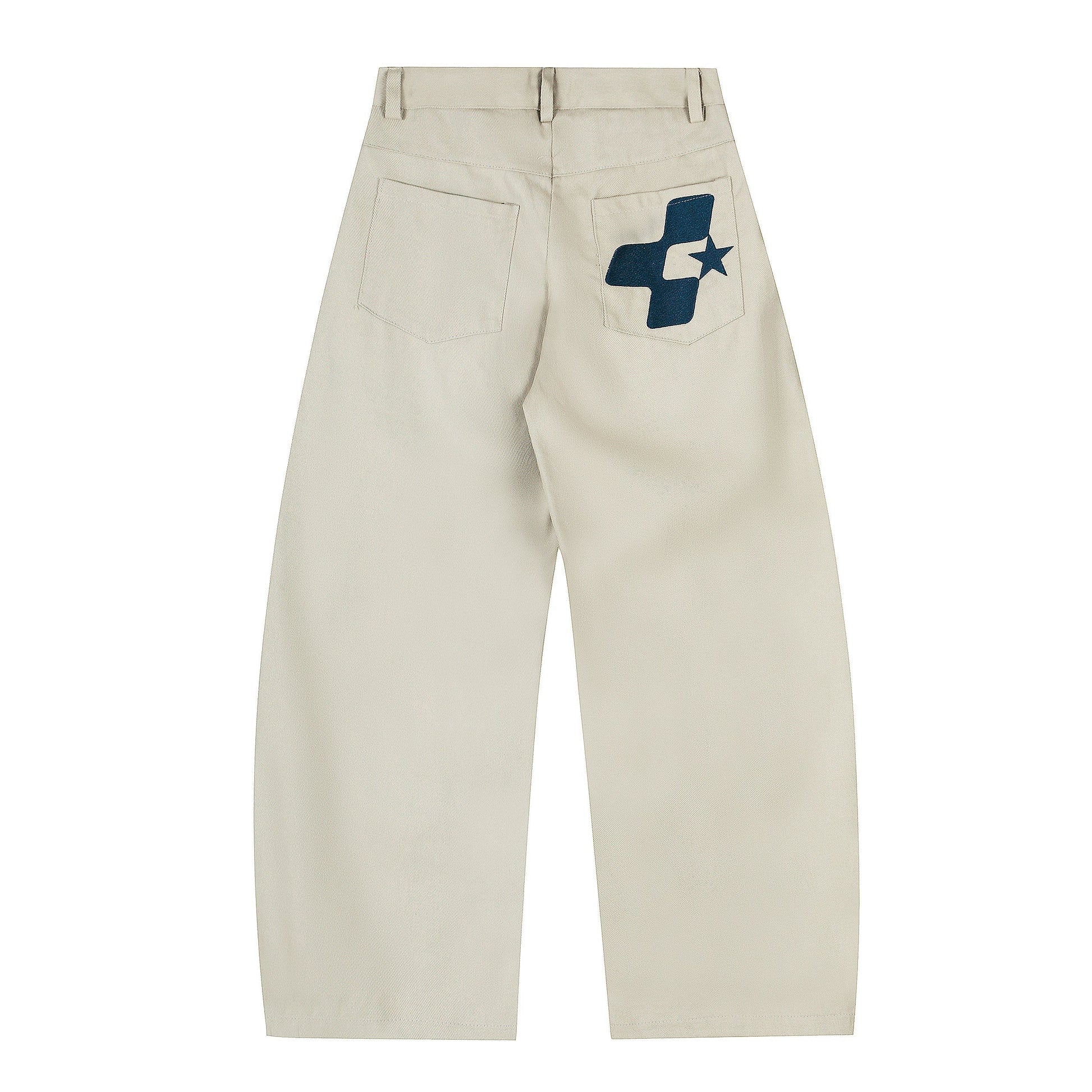 Retro Pup Embroidered Dog Cargos - Luxury Tactical Pants with Mascot Detail | LuxuryUrbanwear - Luxuryurbanwear