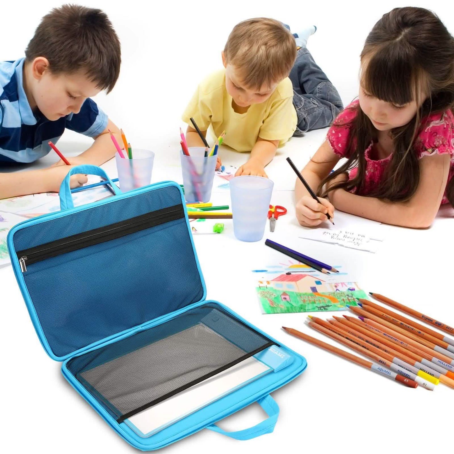 14-Inch Laptop Sleeve Travel Storage Case Pouch Cover with Pockets DailySale