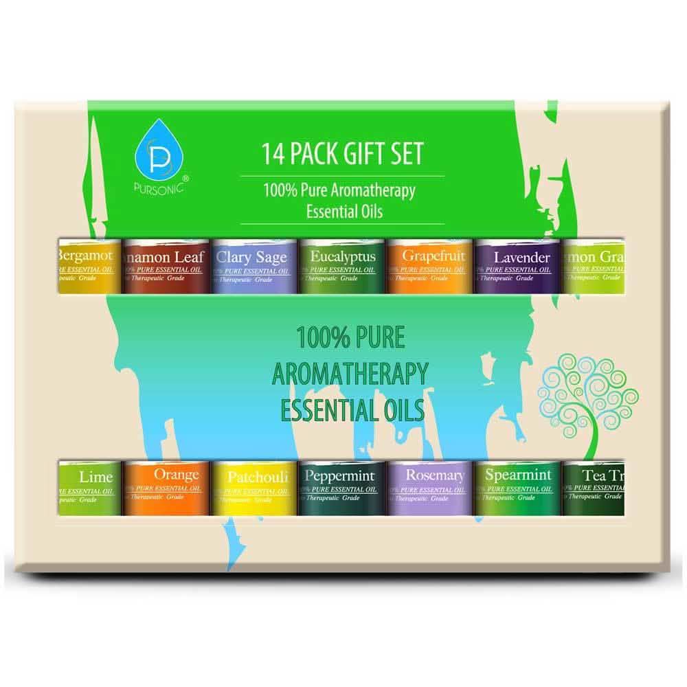 14-Pack: Pursonic Pure Essential Aroma Oils DailySale