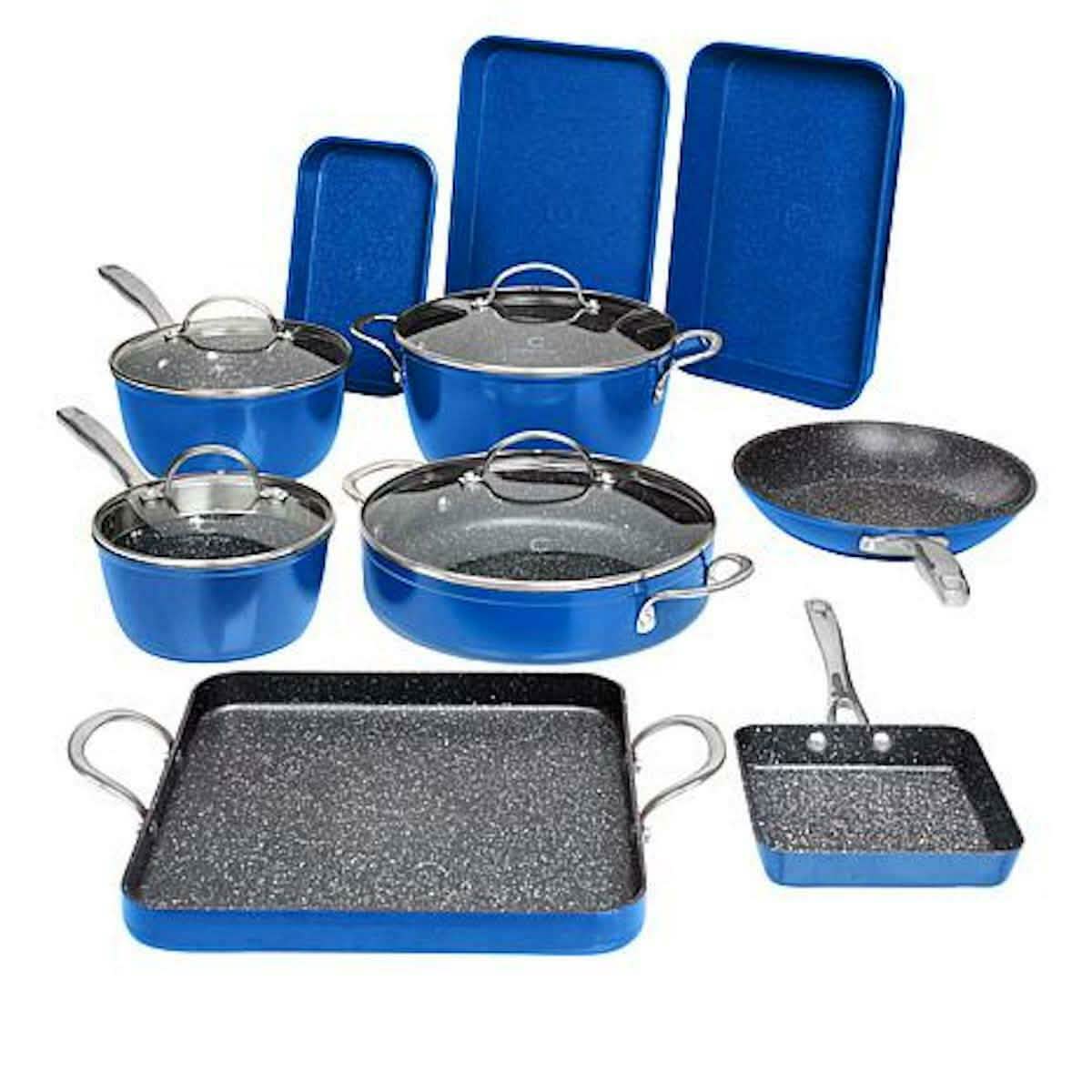 14-Piece Set: DuraPan Nonstick All-Purpose Cookware (Refurbished) DailySale