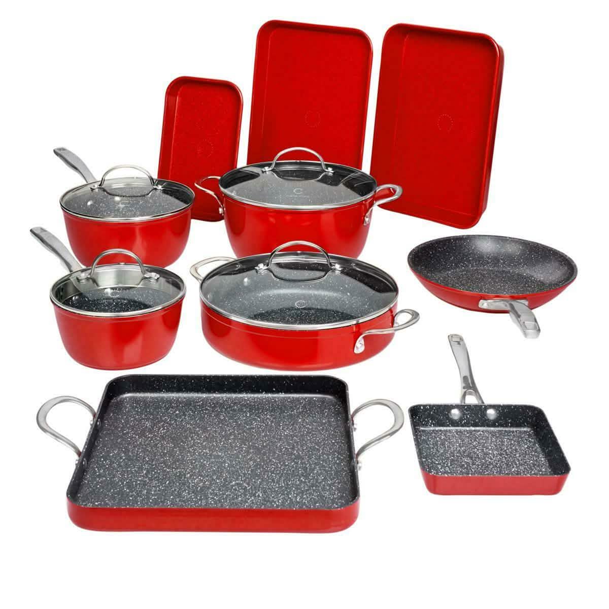 14-Piece Set: DuraPan Nonstick All-Purpose Cookware (Refurbished) DailySale