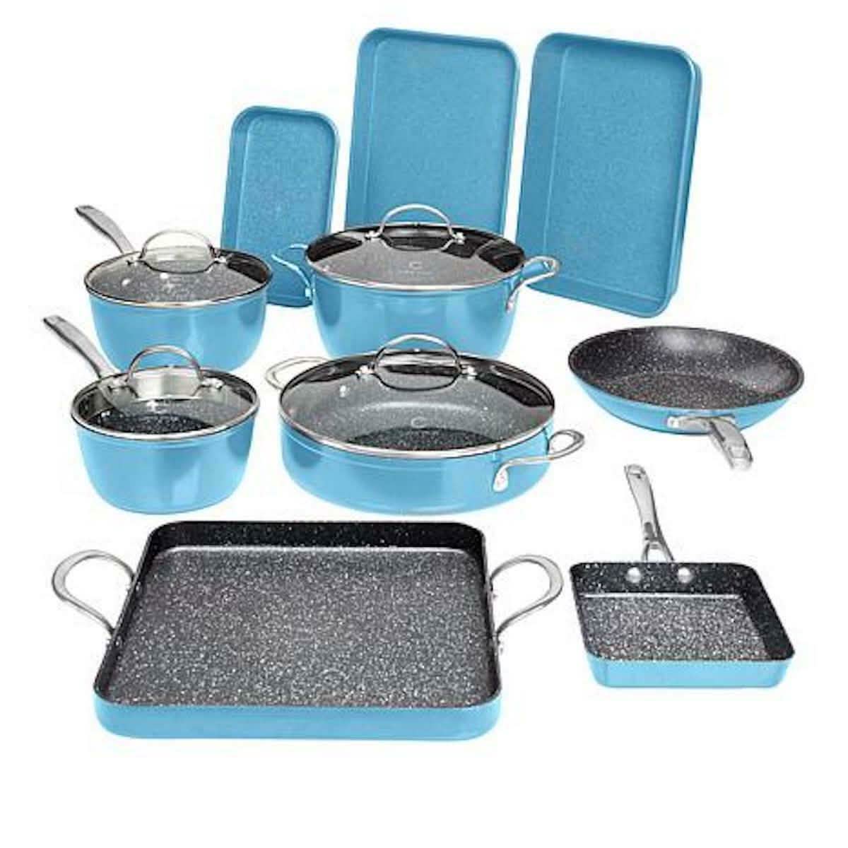14-Piece Set: DuraPan Nonstick All-Purpose Cookware (Refurbished) DailySale
