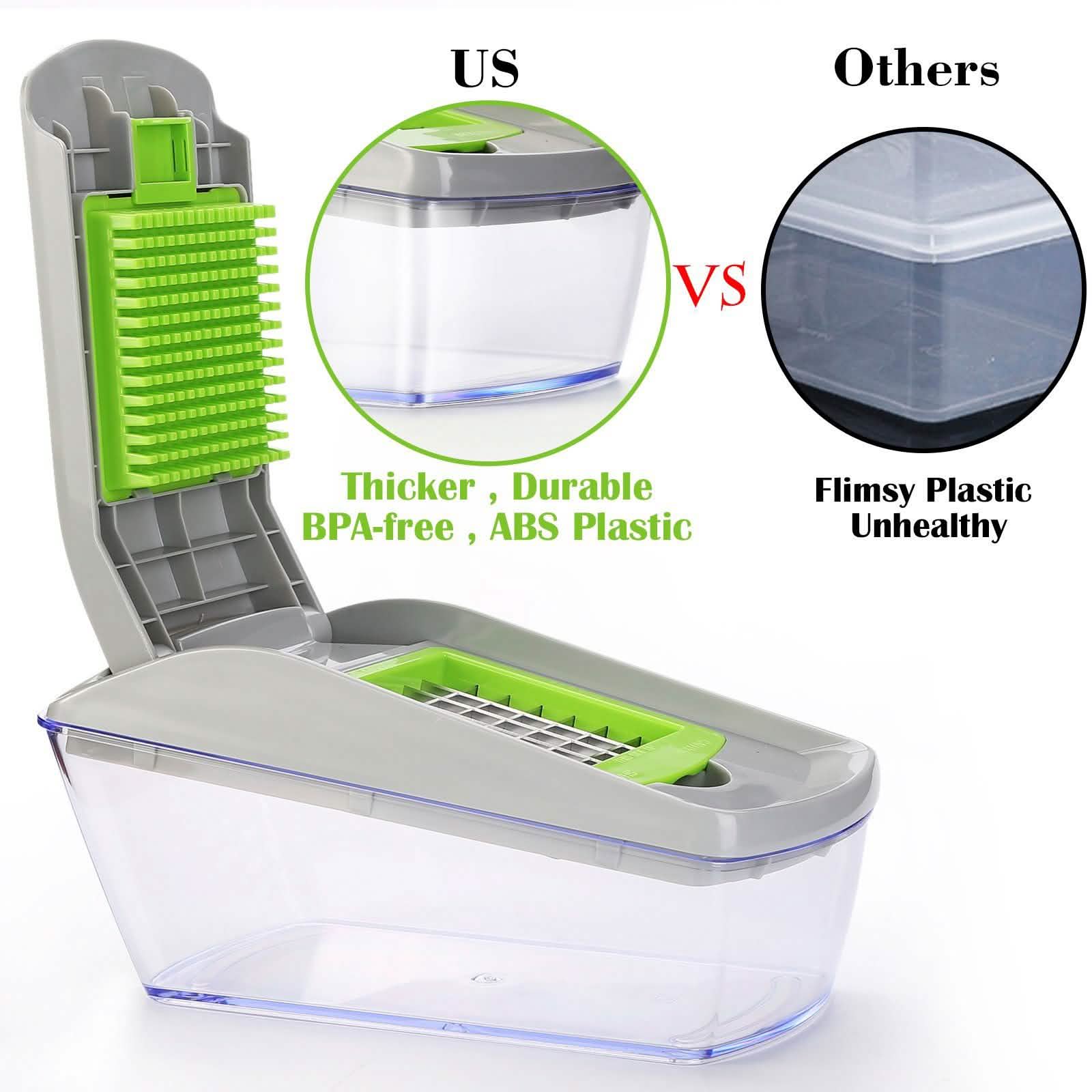 14-Pieces: Vegetable Spiralizer, Slicer, and Food Chopper DailySale