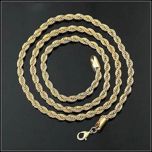 14k Gold Filled Rope Chain DailySale