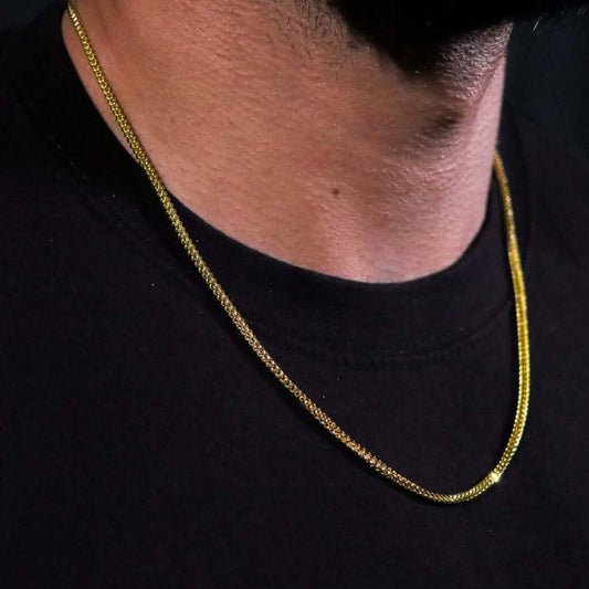 14K Yellow Gold Franco Chain Pendant Necklace 16"- 24" DailySale