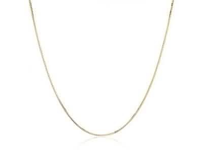 14K Yellow Gold High Polish Classic Box Link Chain Necklace DailySale