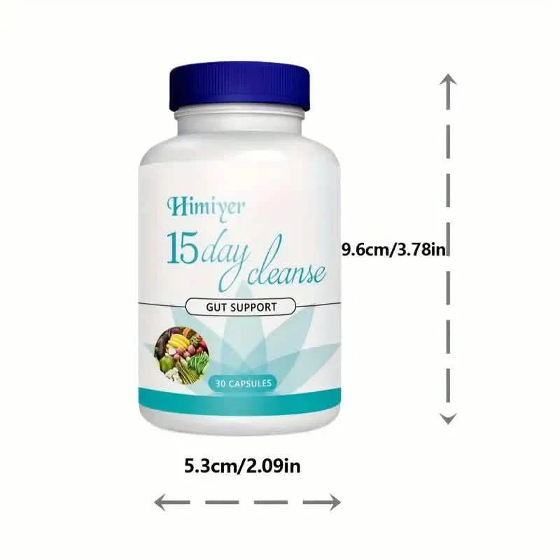 15 Day Cleanse - Probiotics, Potency Gut, Colon, Digestion Support Supplement DailySale