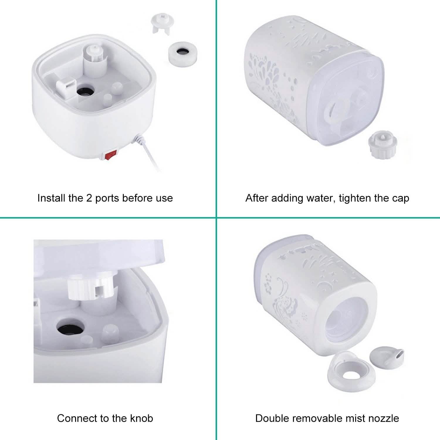 1500ml Ultrasonic Aroma Essential Oil Diffuser DailySale