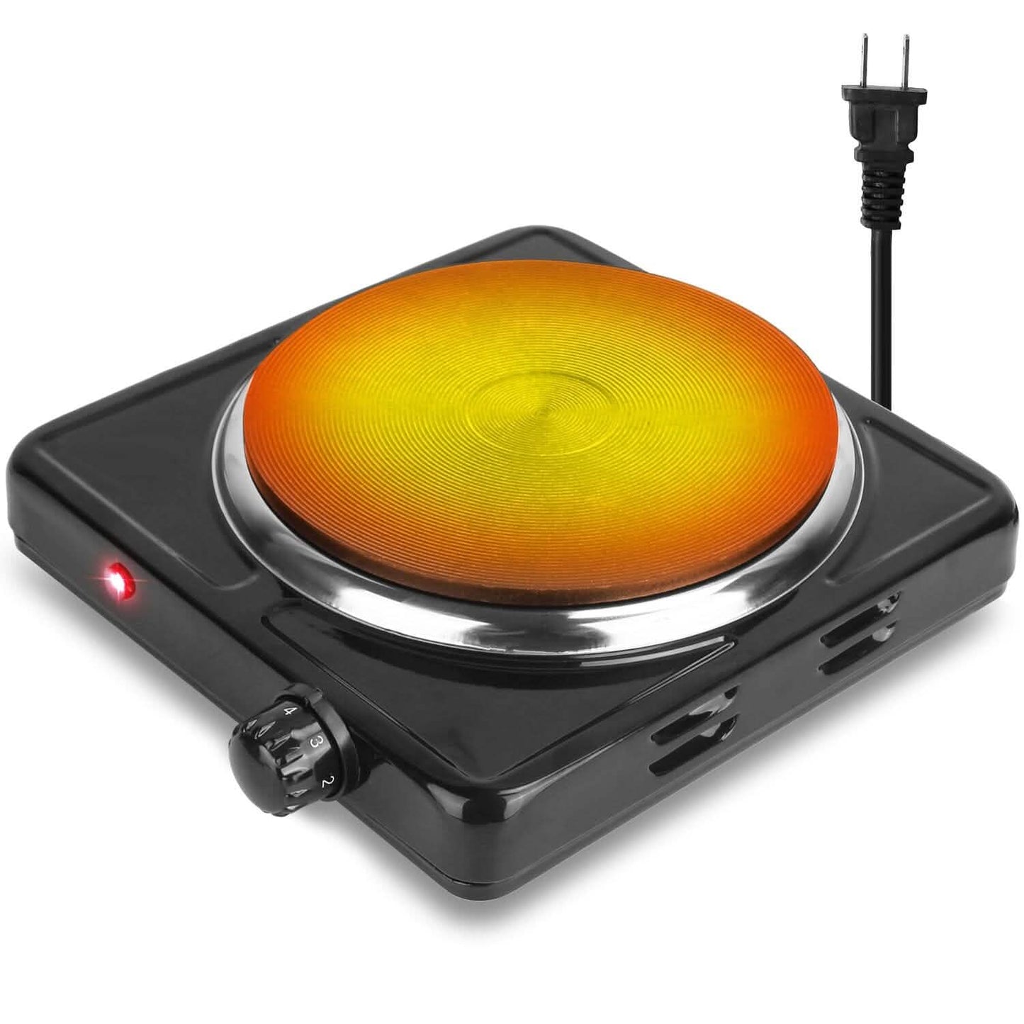 1500W Portable Heating Hot Plate Stove Countertop with Non Slip Rubber DailySale