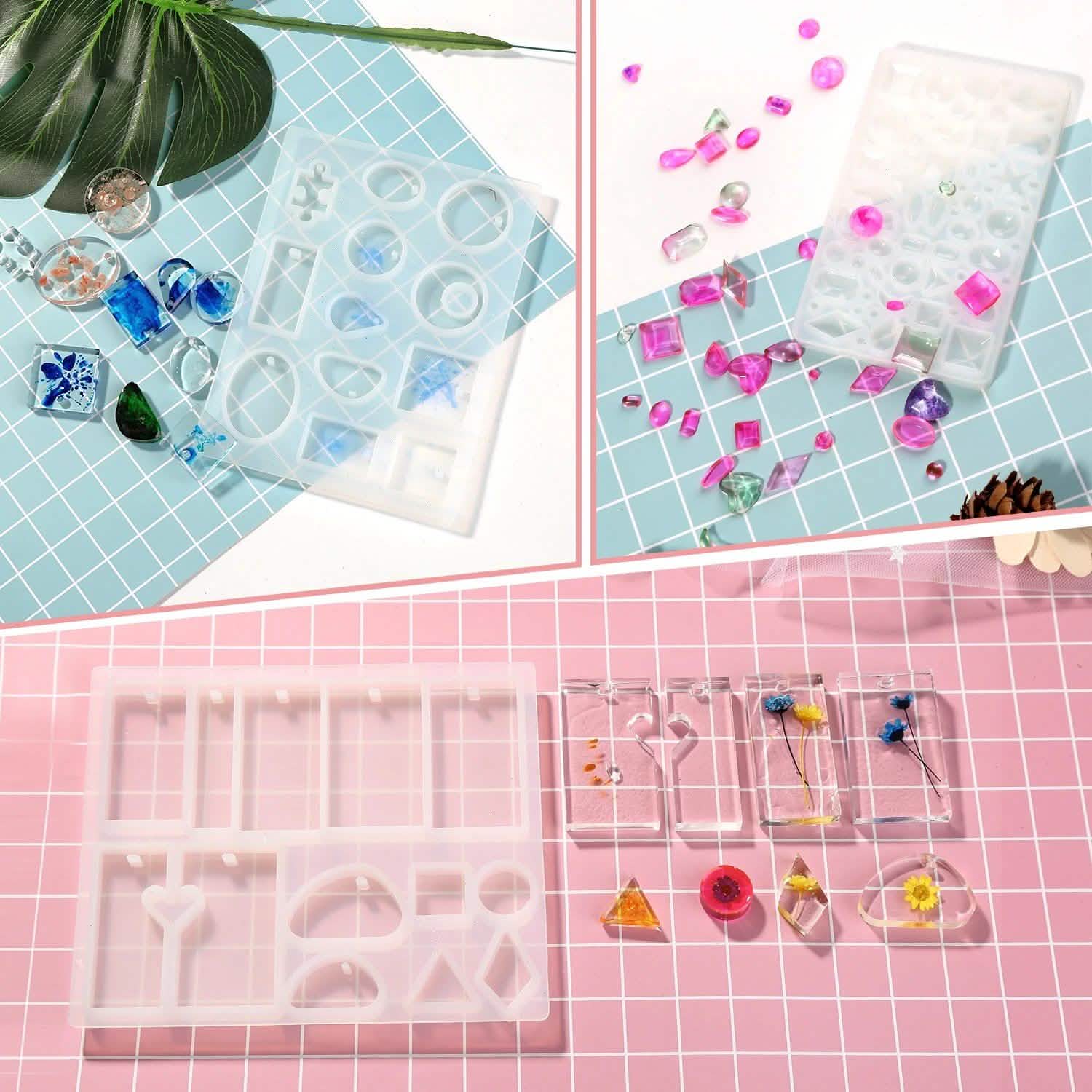 155-Piece: DIY Silicone Casting Molds Tool Jewelry Making Mould Set DailySale