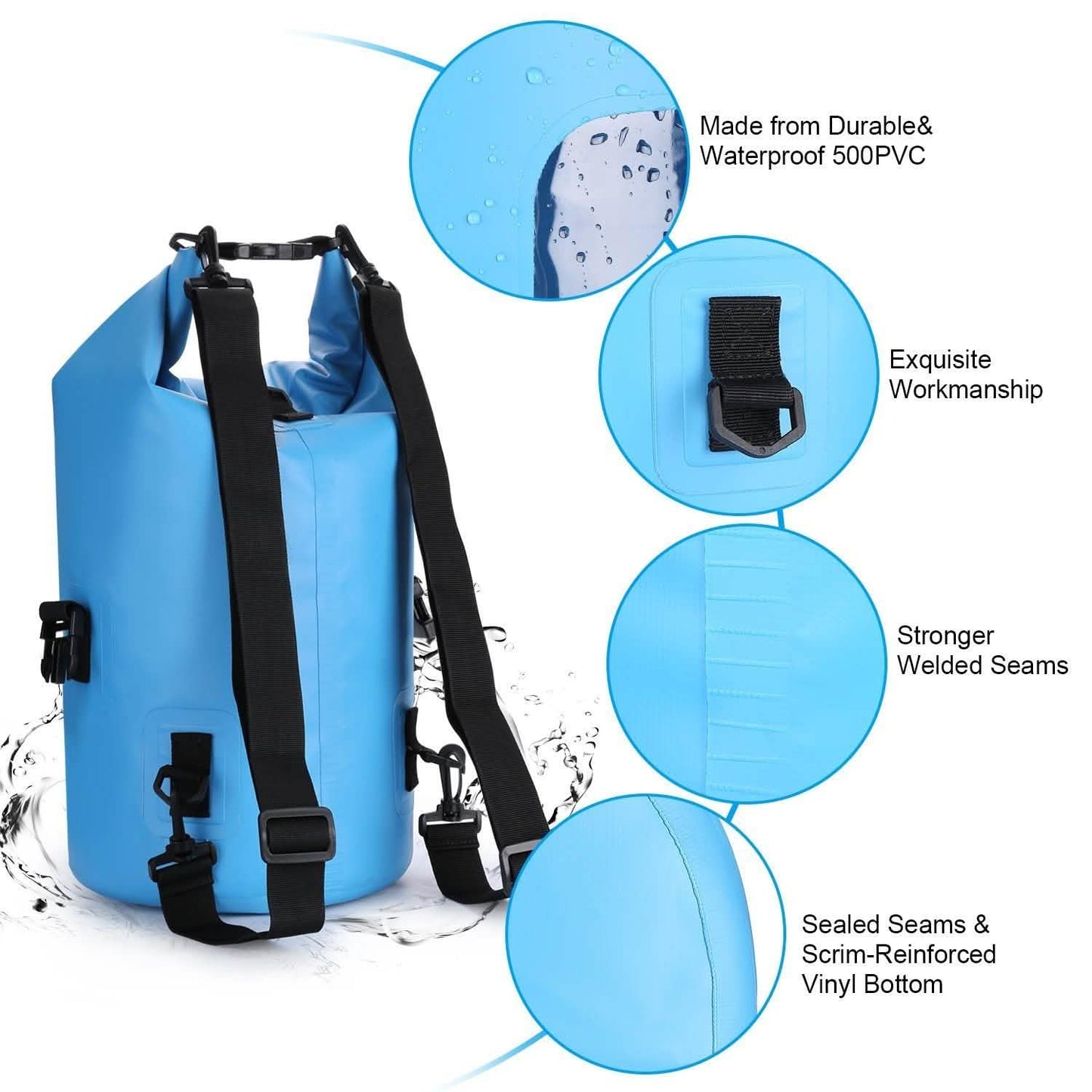 15L Waterproof Lightweight Dry Bag DailySale