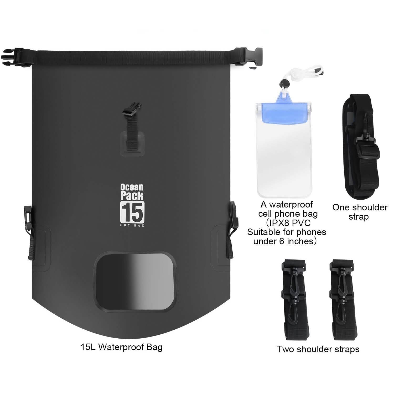 15L Waterproof Lightweight Dry Bag DailySale