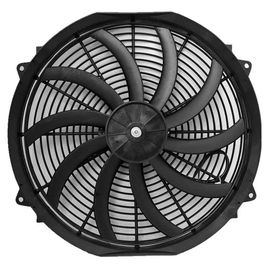 16" Electric Radiator Cooling Fan 12V 120W 10 Blades Car Thermostat Kit DailySale