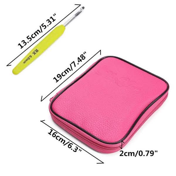 16-Piece: Colored Crochet Hooks Yarn DailySale