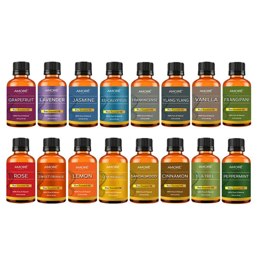 16-Pieces: Aromatherapy 100% Pure Therapeutic High Grade Essential-Oils DailySale