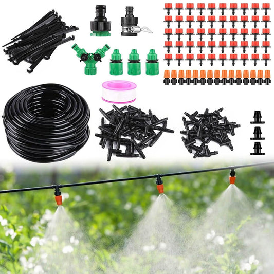 164FT Drip Irrigation Kit Automatic Garden Irrigation System DailySale