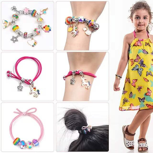 165-Piece: Gorgeous Color Beads DIY Handmade Children's Bracelet Set DailySale