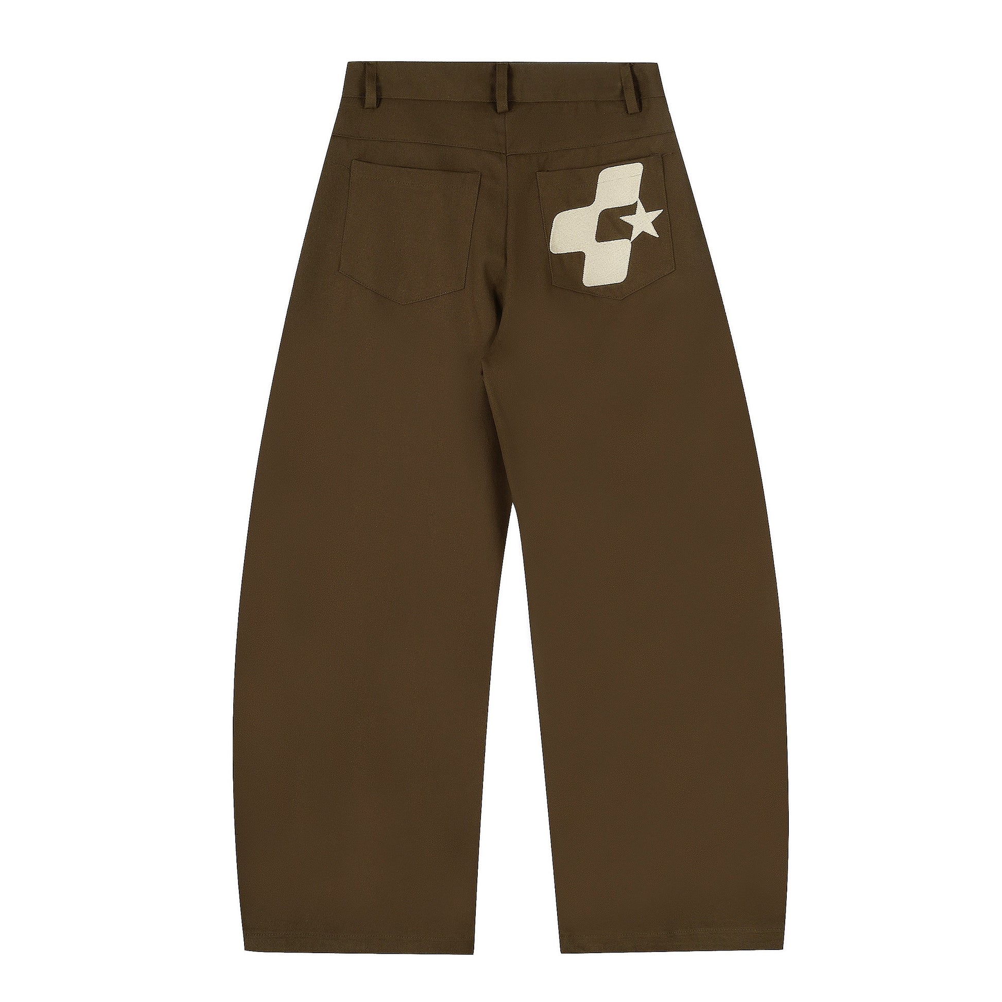 Retro Pup Embroidered Dog Cargos - Luxury Tactical Pants with Mascot Detail | LuxuryUrbanwear - Luxuryurbanwear