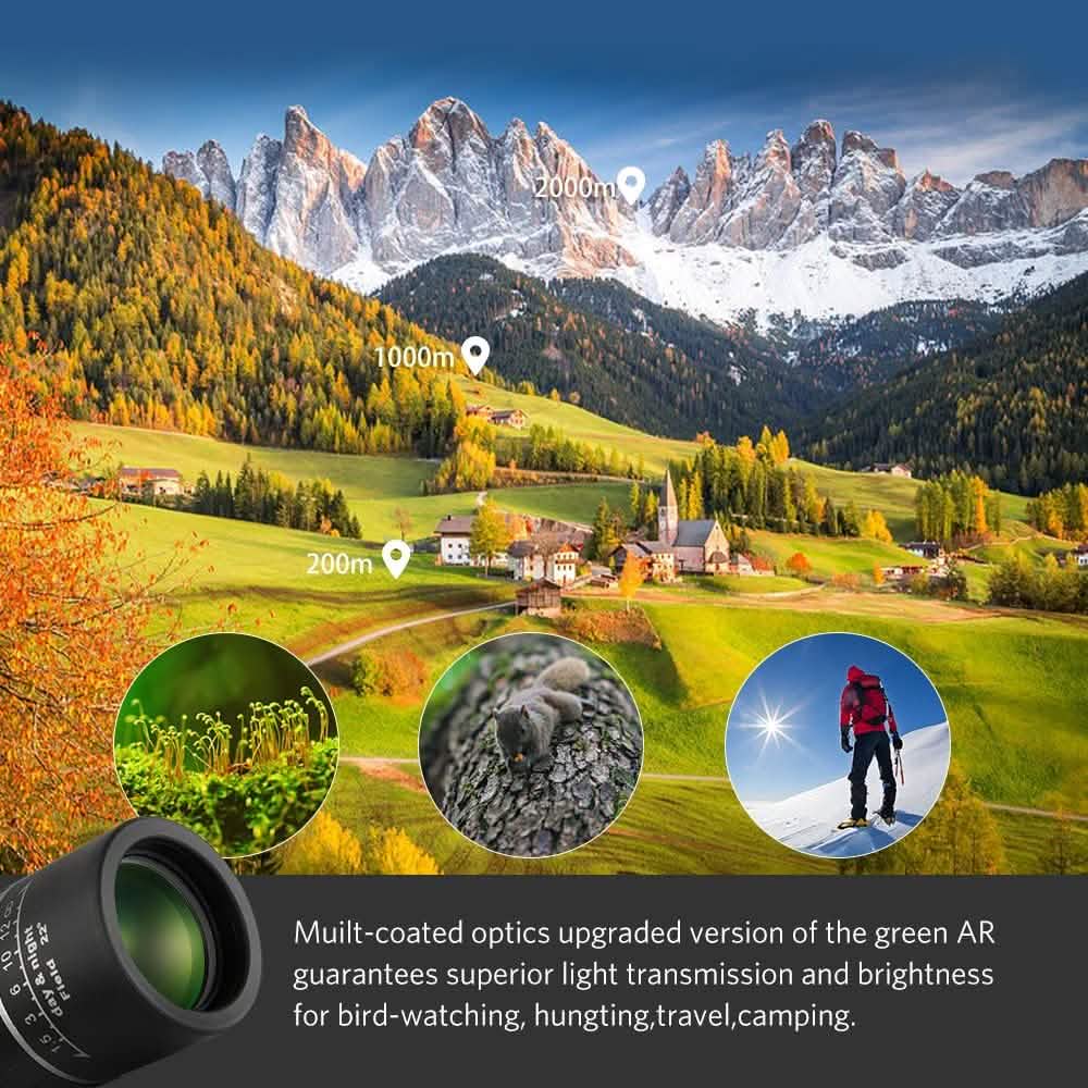16x52 Monocular Dual Focus Optics Zoom Telescope DailySale
