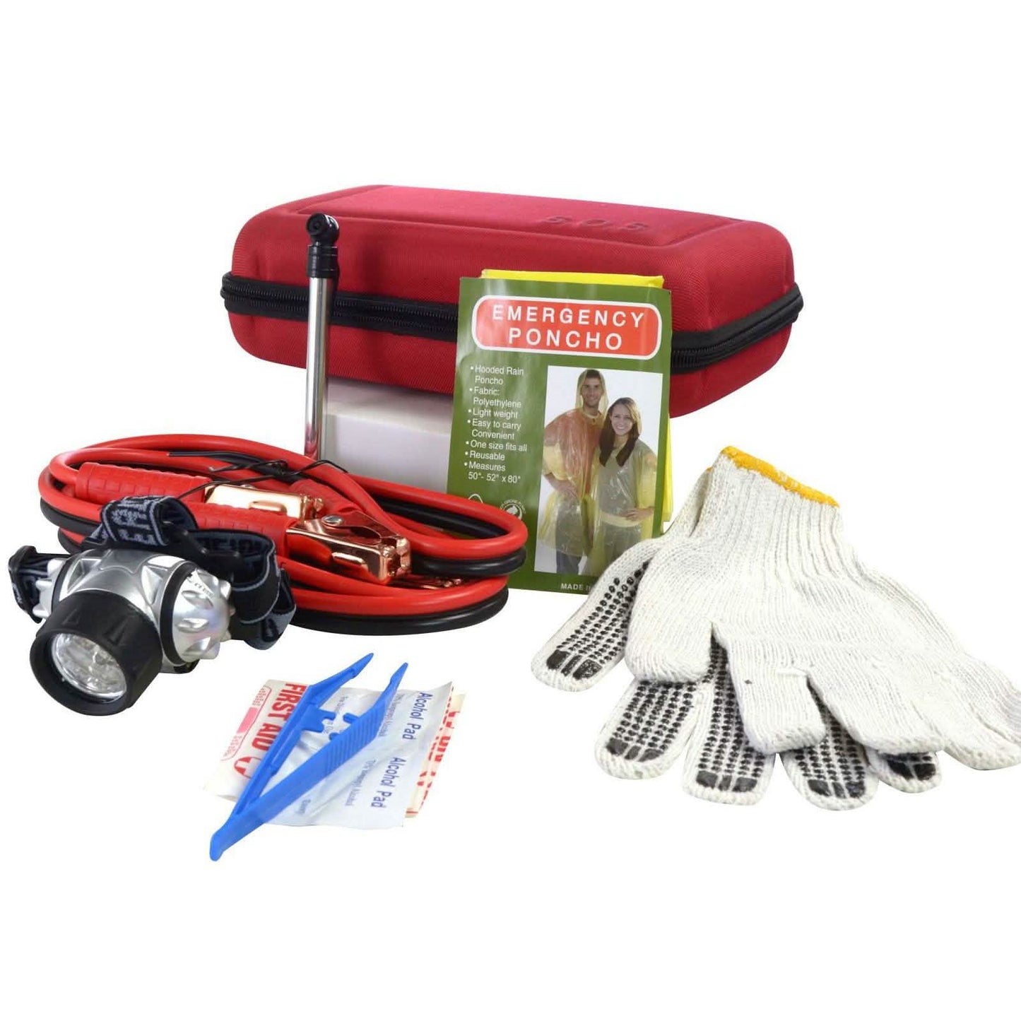 17-Piece Set: Emergency Roadside Kit DailySale