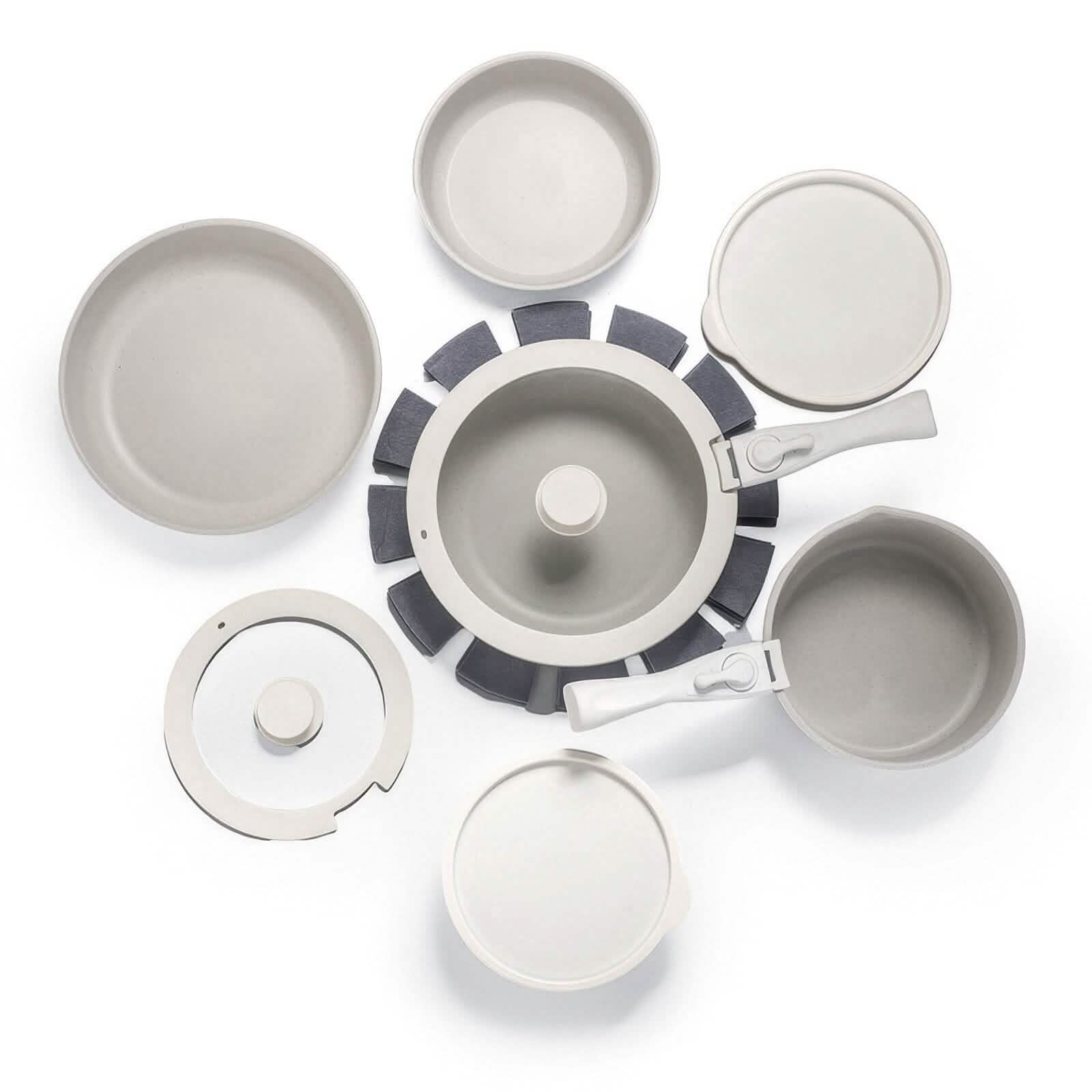 17-Pieces: Nonstick Cookware Set Induction Kitchen Pots and Pans DailySale