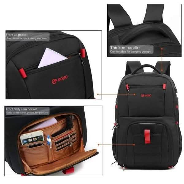17.3 Inch USB Charging Laptop Briefcase/Backpack DailySale