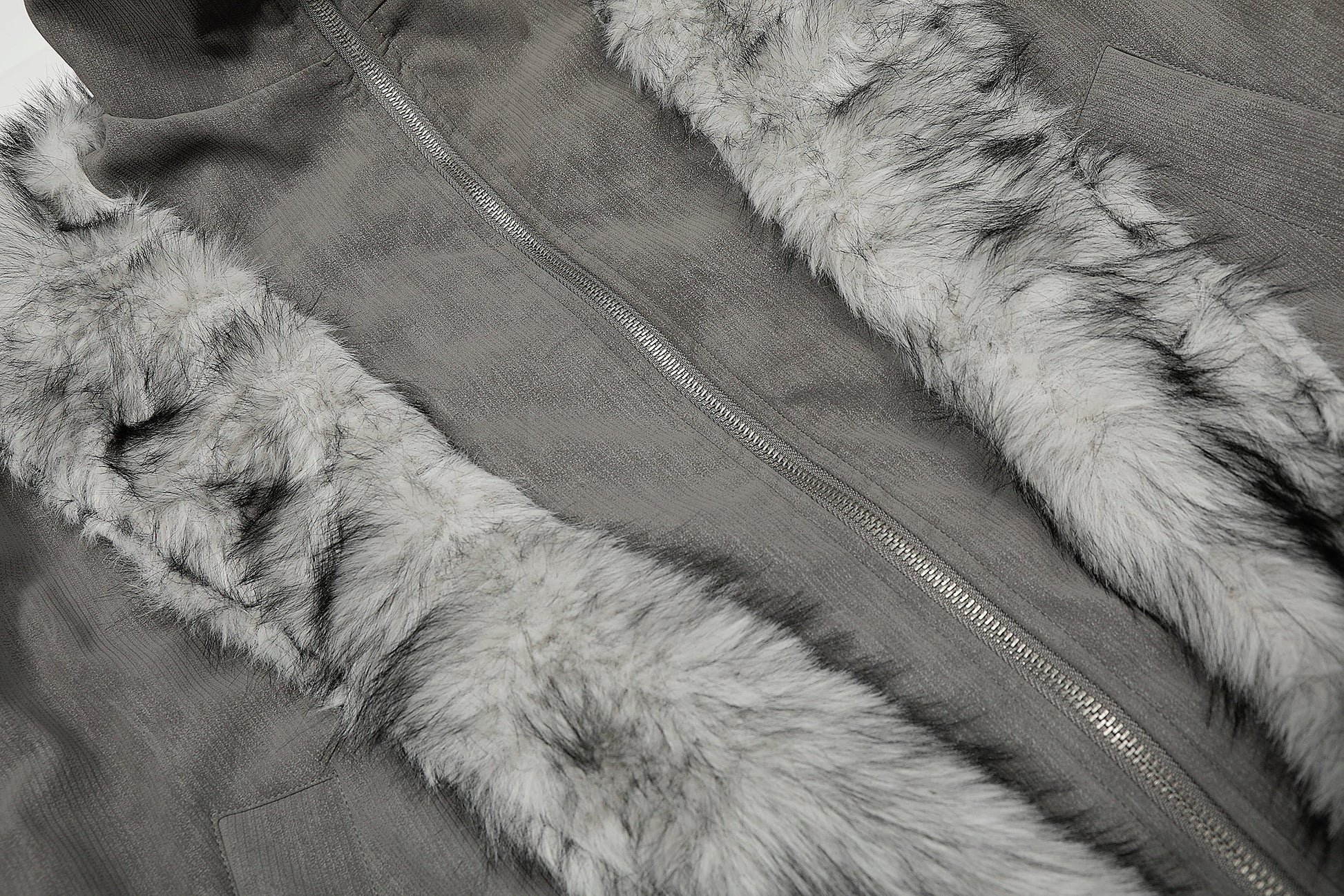 Patchwork Faux Fur Stand Jacket - Premium Winter Streetwear | LuxuryUrbanwearPatchwork Fur | Winter Stand Jacket - Luxuryurbanwear