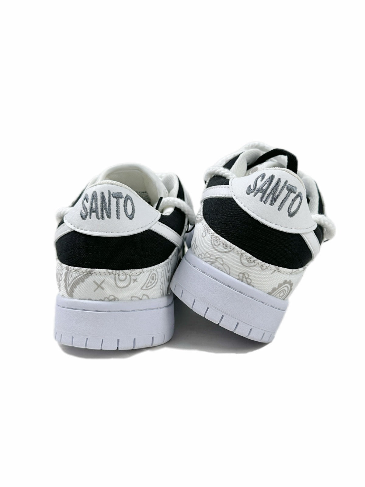 Swoop Black and White Sneakers - High-Contrast Luxury Tech Trainers | Fashionbuy Fashionbuy