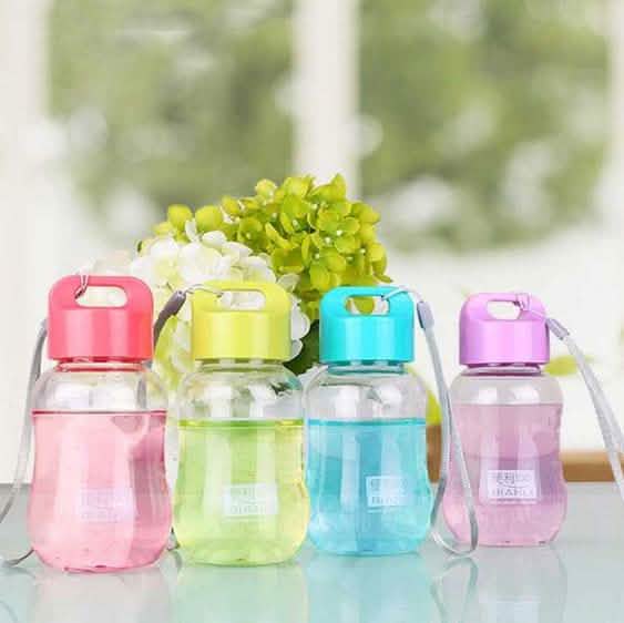 180ML Plastic Colorful Water Bottle Portable DailySale