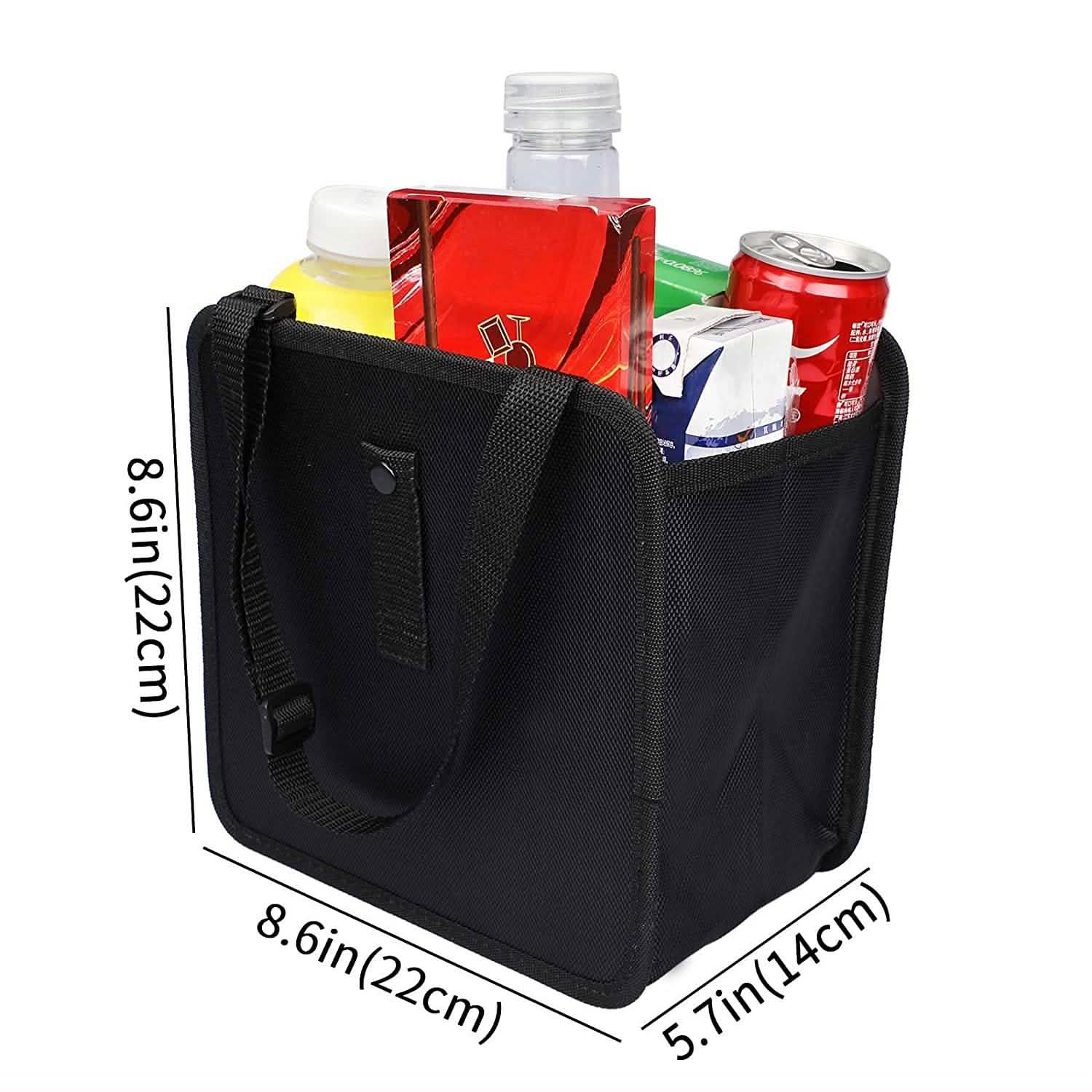 1.85 Gallon Hanging Car Trash Can Waterproof Litter Garbage Bag Organizer DailySale