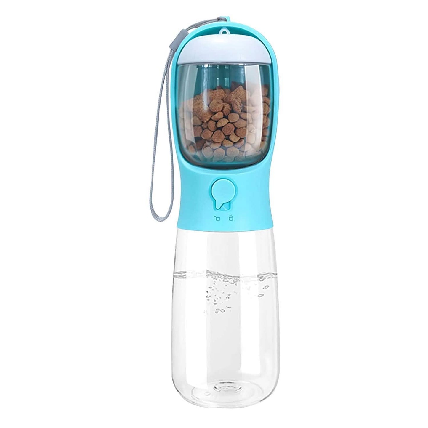 18.6 oz Portable Dog Water Dispenser with Detachable Food Container DailySale