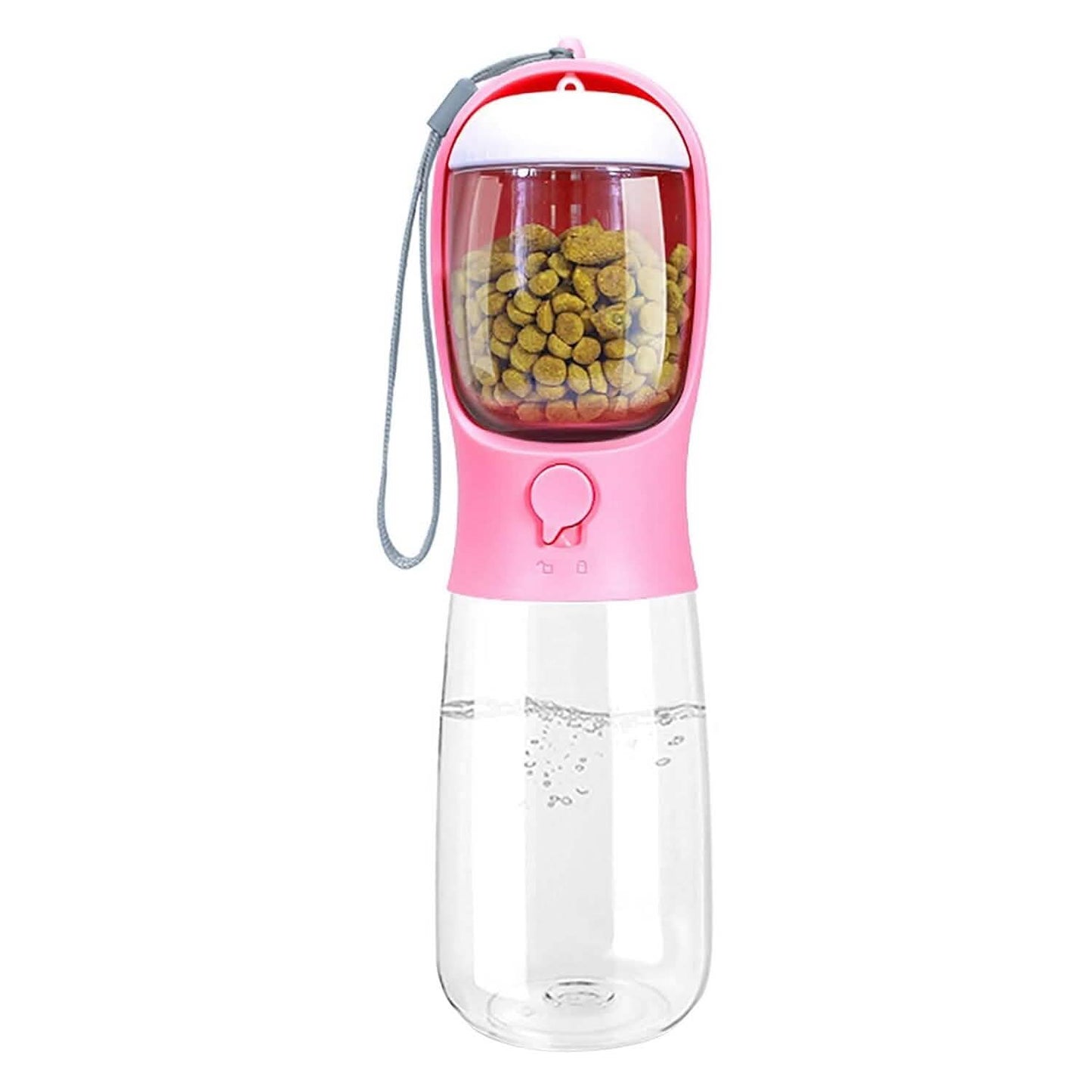 18.6 oz Portable Dog Water Dispenser with Detachable Food Container DailySale