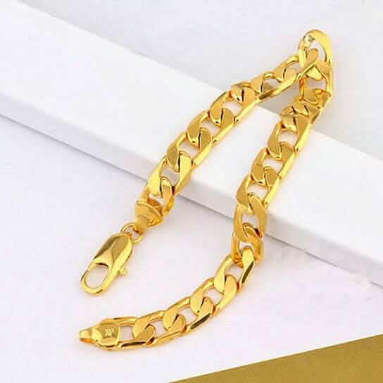 18k Gold Filled Cuban Link Bracelet DailySale