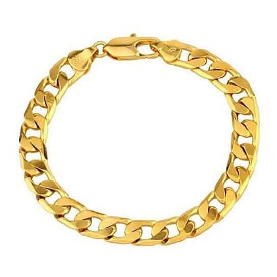 18k Gold Filled Cuban Link Bracelet DailySale