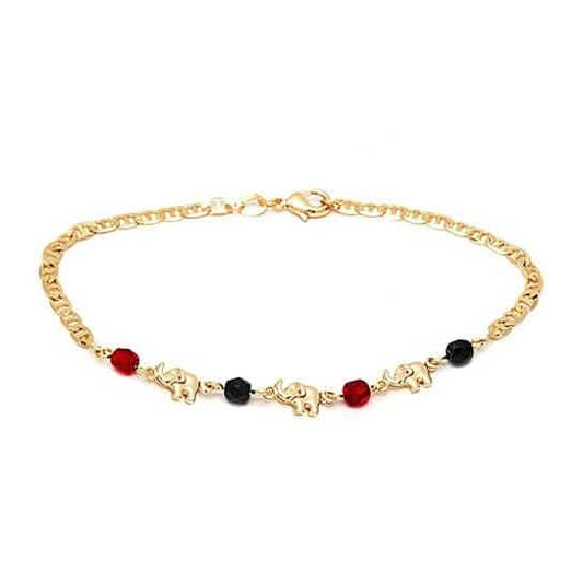 18k Gold Plated Elephant Anklet for Women DailySale