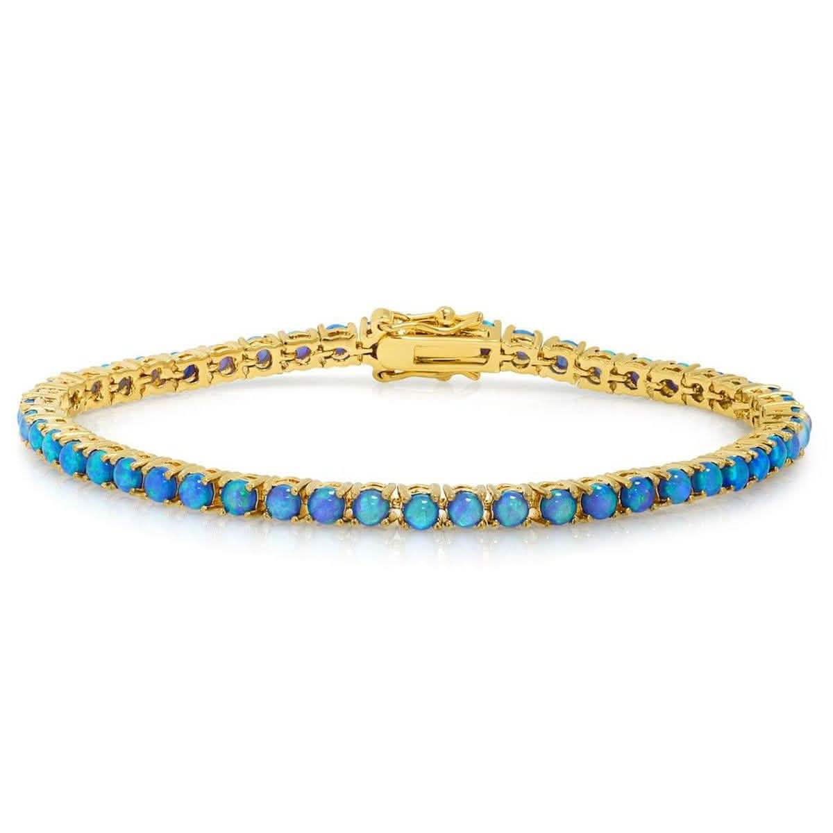 18K Gold Plated Opal Tennis Bracelets DailySale