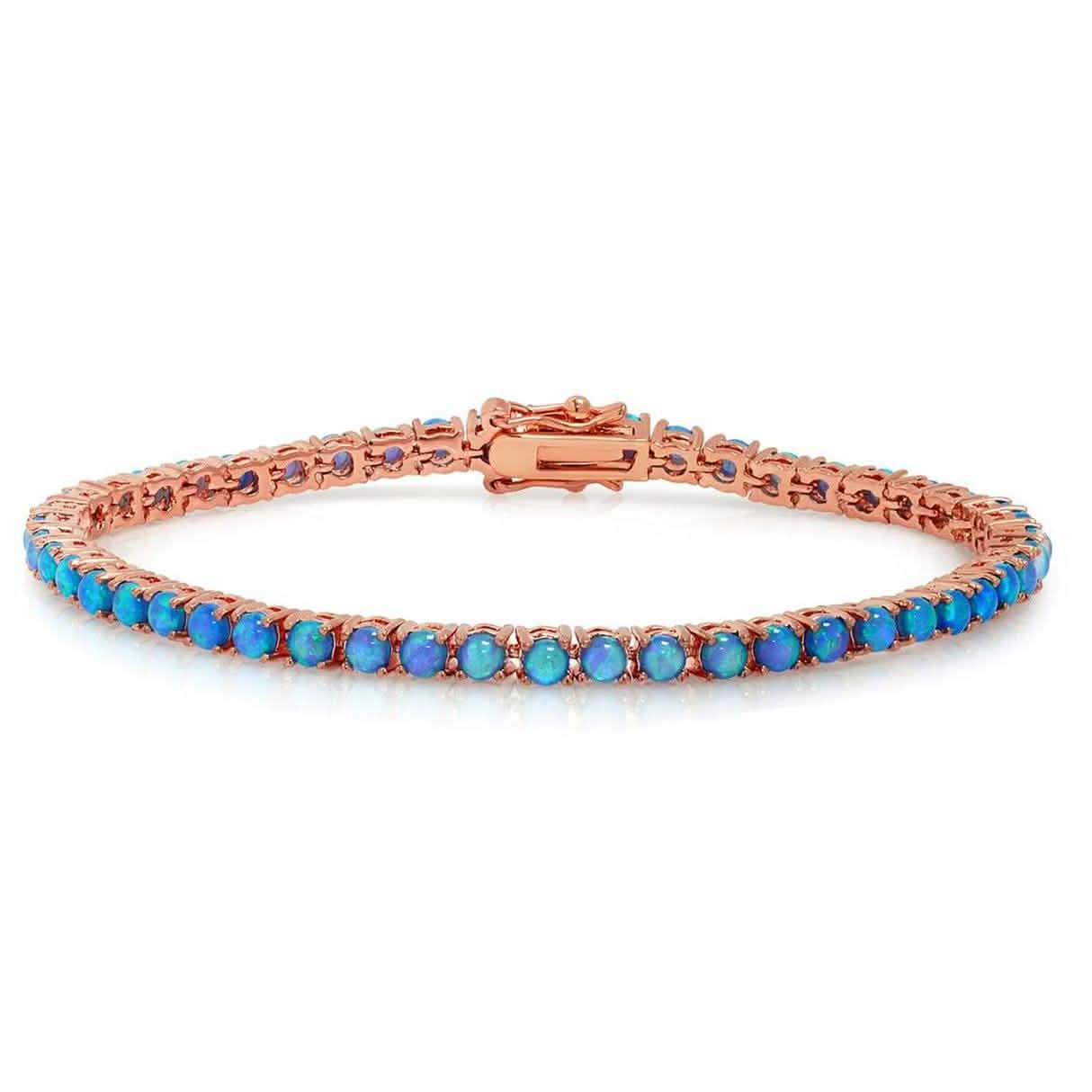 18K Gold Plated Opal Tennis Bracelets DailySale