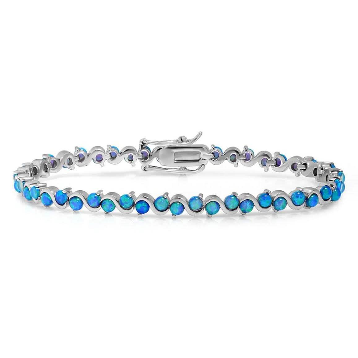 18K Gold Plated Opal Tennis Bracelets DailySale