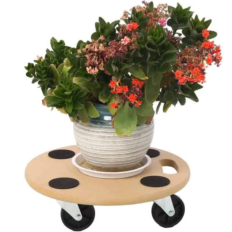 2-Piece: Furniture Moving Dolly Heavy Duty Wood Rolling Mover DailySale