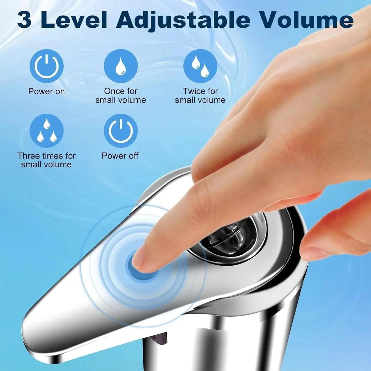 Stainless Steel Automatic Soap Dispenser DailySale