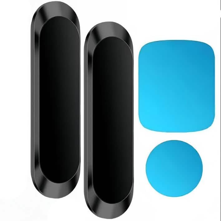 2-Pack: Super Magnetic Car Phone Holder – Black, Compact & Secure Grip DailySale