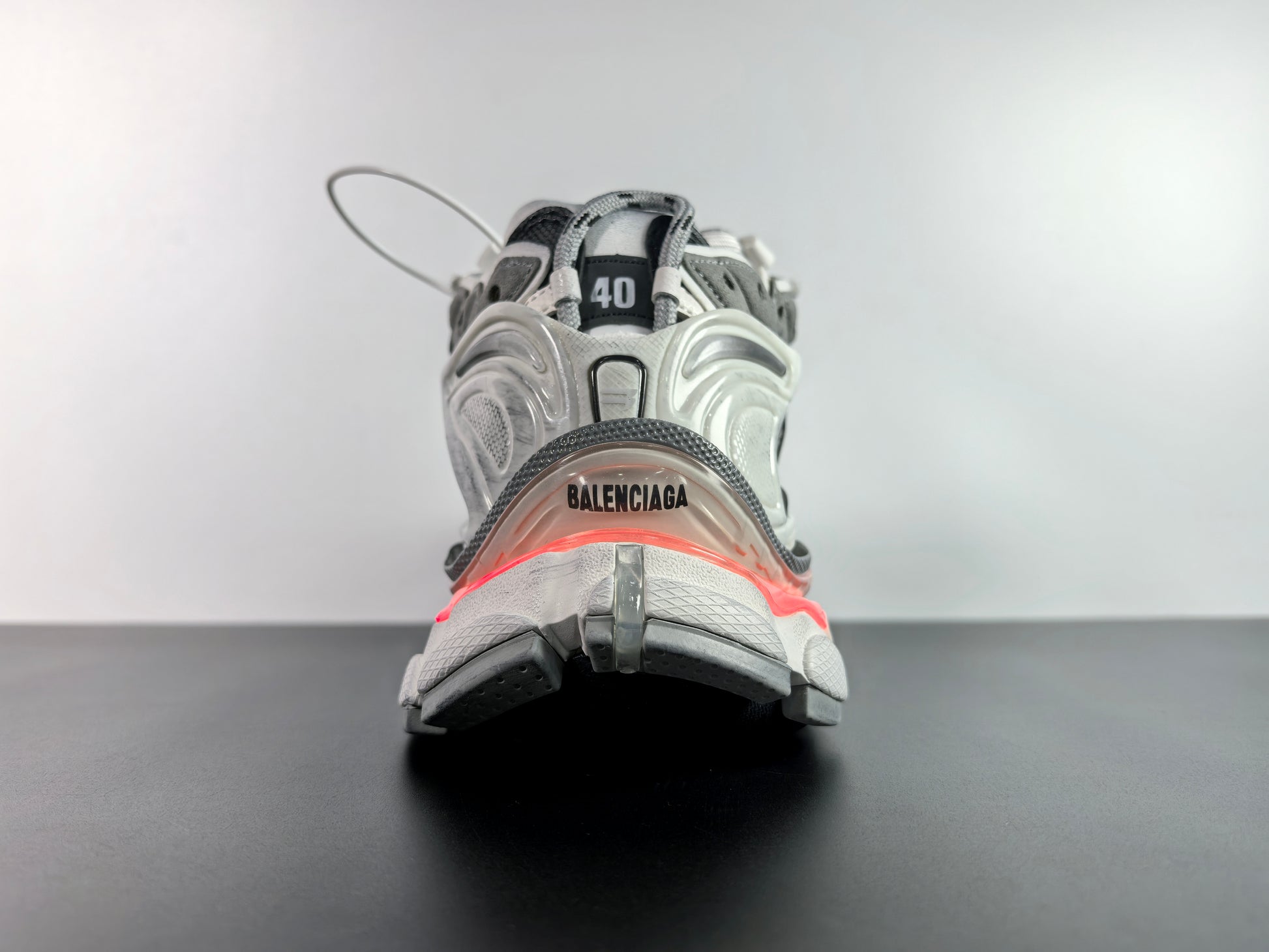 Balenciaga Triple S Sneaker – Triple White Leather & Mesh CUSTOM