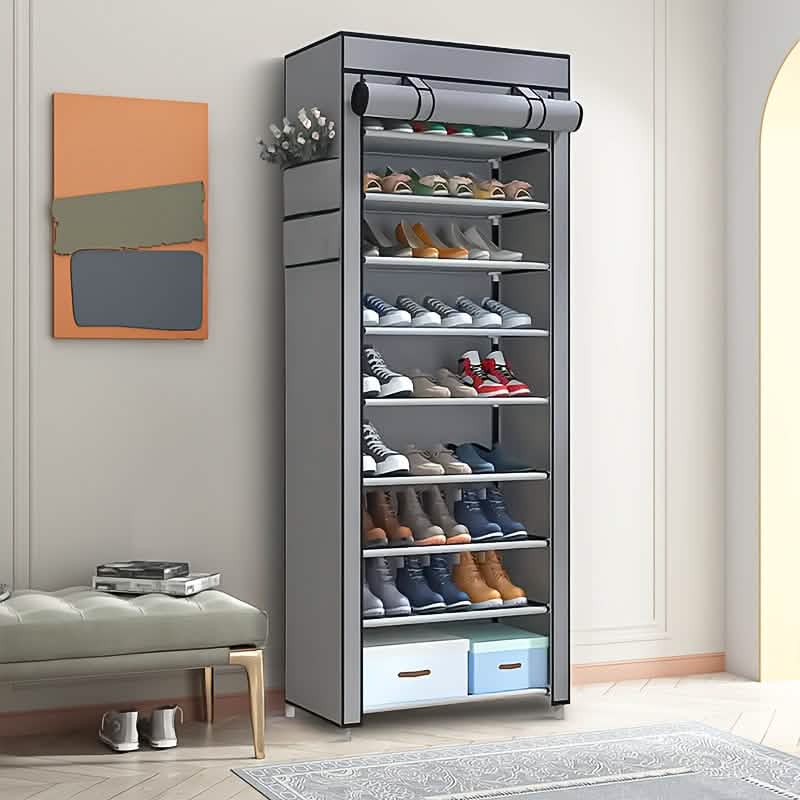 10-Layer 9 Grid Shoe Rack Shelf Storage Closet Organizer DailySale