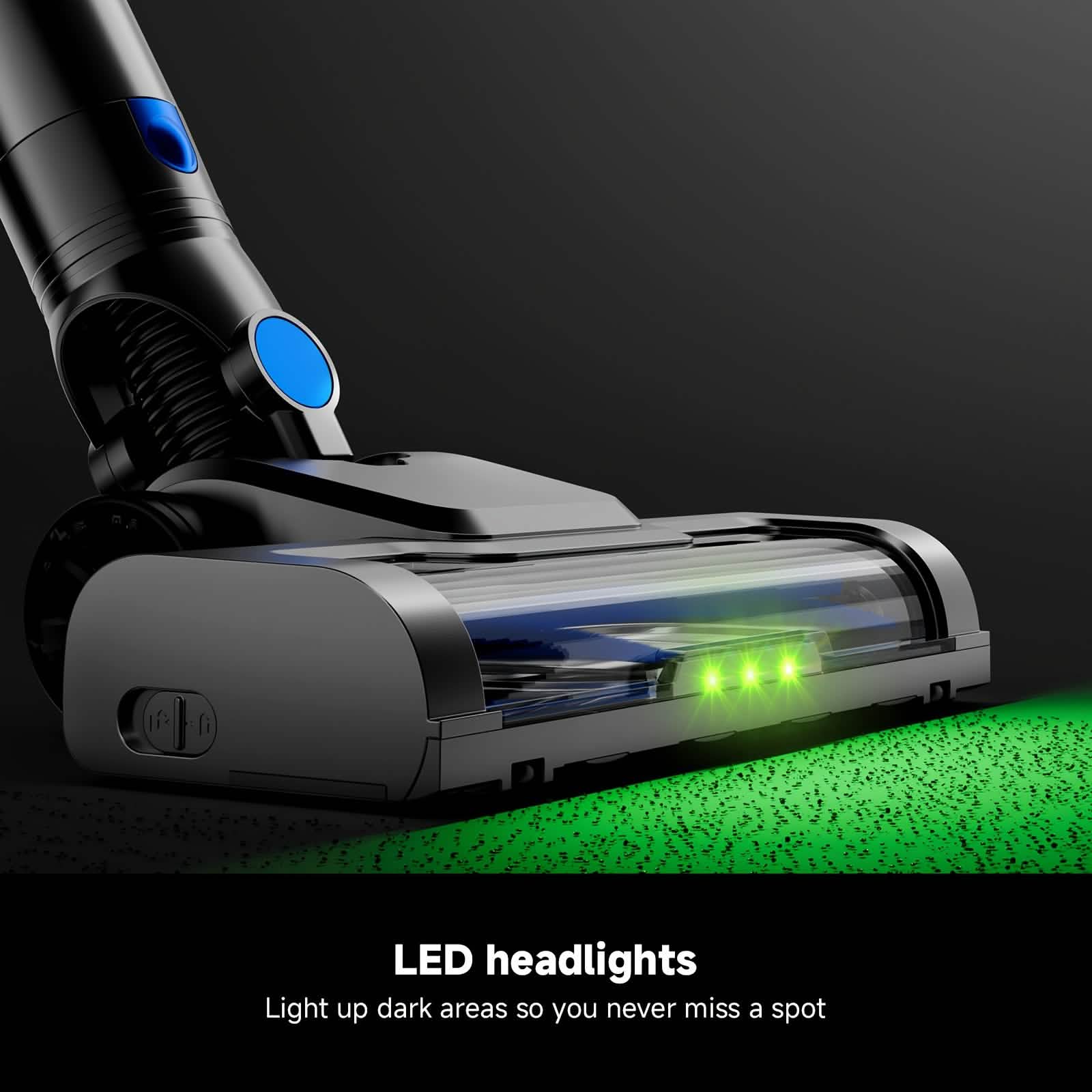 Cordless Vacuum Cleaner with LED Light & Removable Battery DailySale