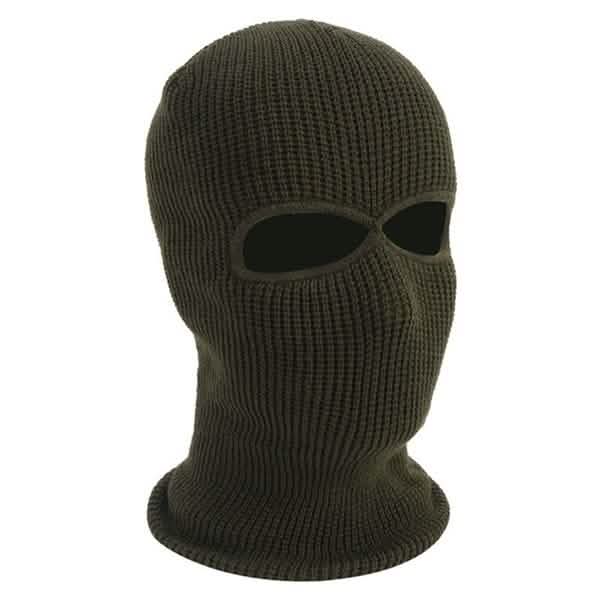 2 Holes Full Face Cover Hood Knitted Balaclava Face Mask DailySale