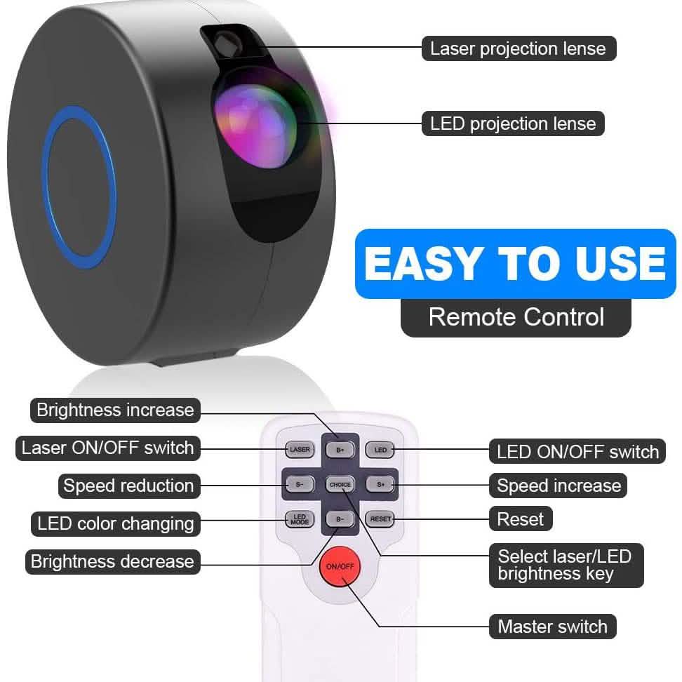 2-in-1 Aurora Starry Sky Projector DailySale