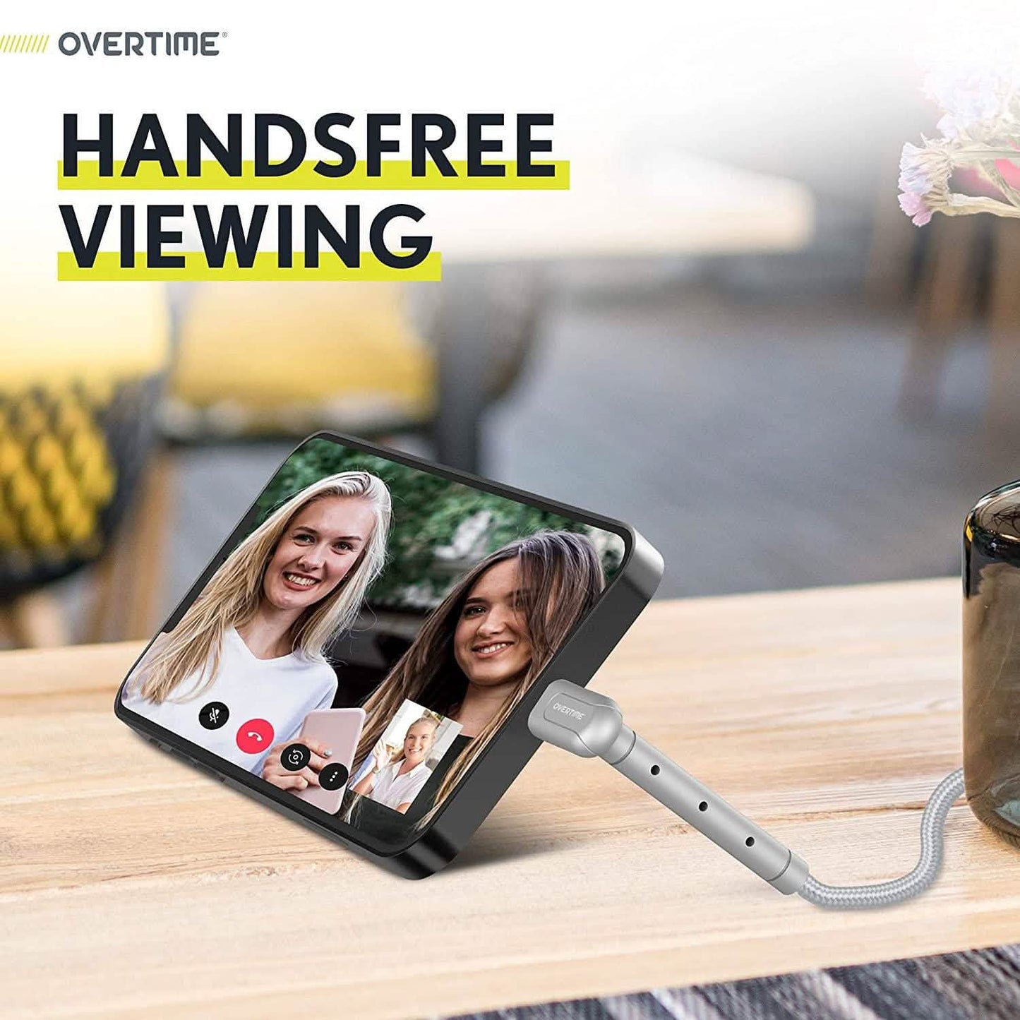 2-in-1 Charging Cable with Built-in Stand DailySale