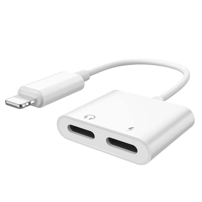 2-in-1 for Lightning Adapter For iPhone 7 8 Plus 10 X DailySale