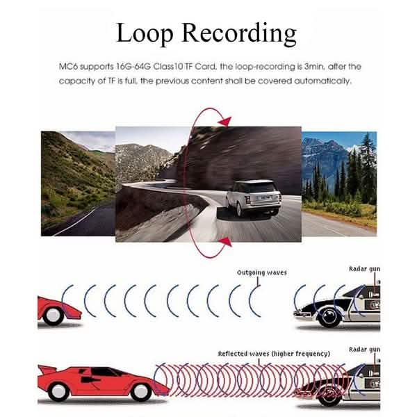2-in-1 HD Car Hidden DVR Camera Recorder Radar Laser Speed Detector Dash Cam DailySale